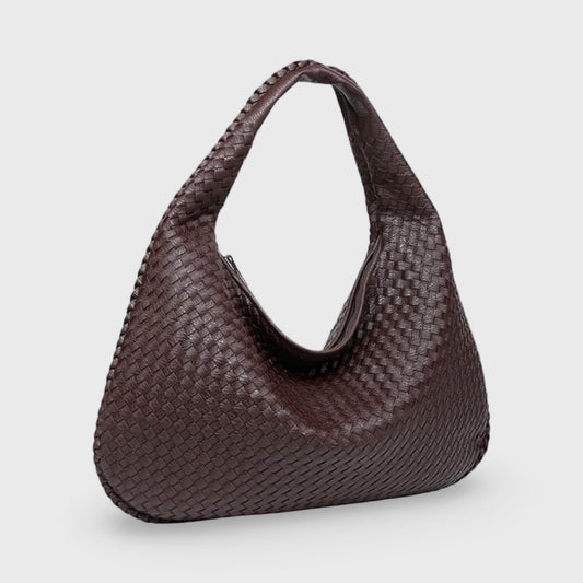Cabas tressé oversize