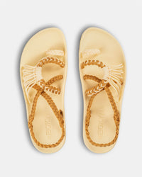 Sandales Élévation – Jaune pastel
