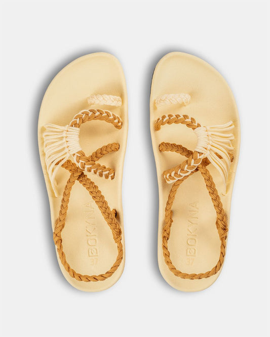 Sandales Élévation – Jaune pastel