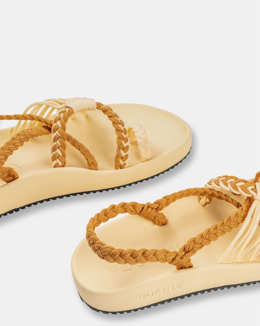 Sandales Élévation – Jaune pastel