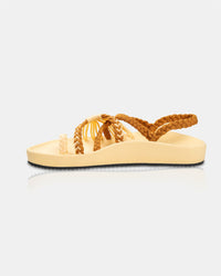 Sandales Élévation – Jaune pastel