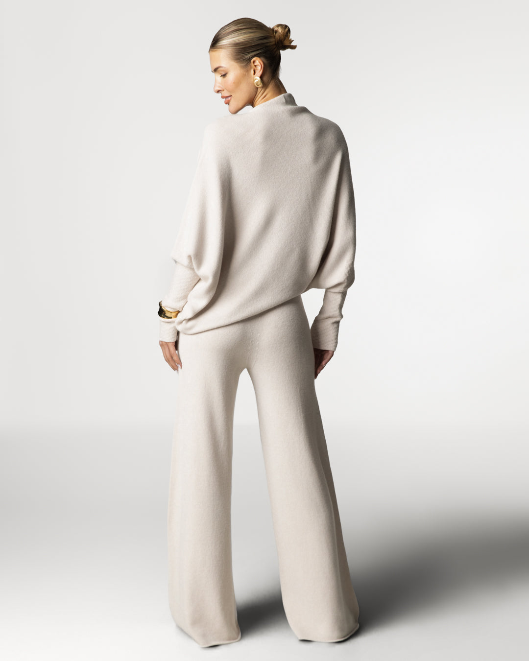 Pantalon fluide en maille