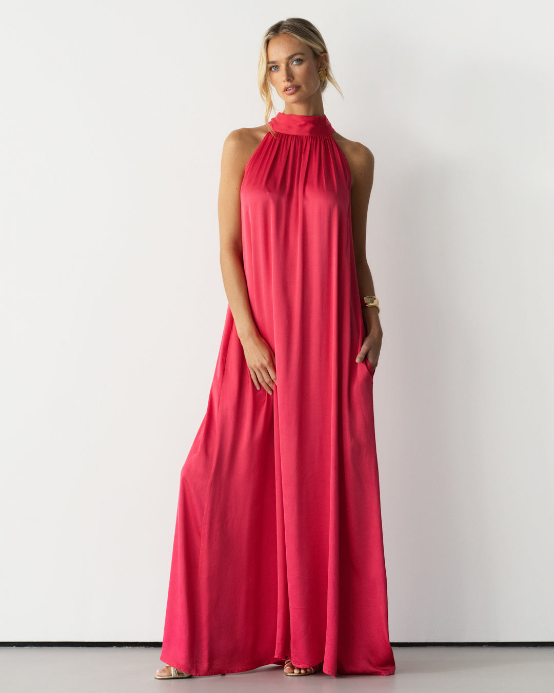 Robe Ruby en satin dos-nu 4