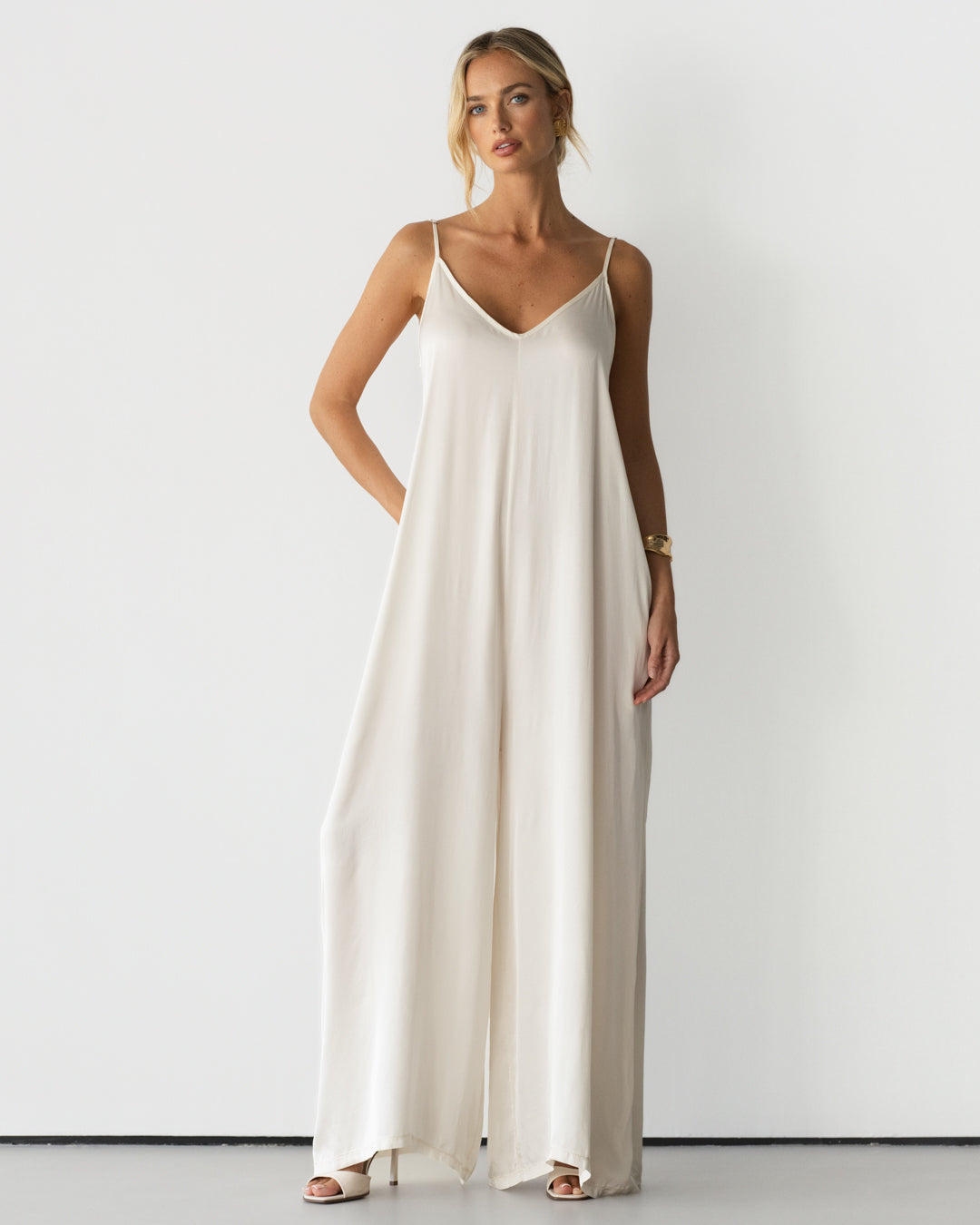 Combinaison Eliza en satin léger