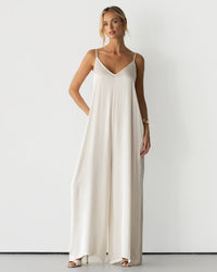Combinaison Eliza en satin léger