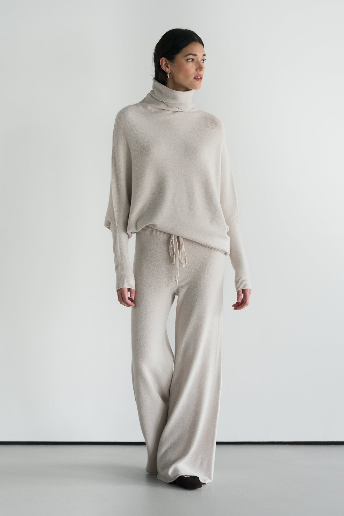 Pantalon fluide en maille