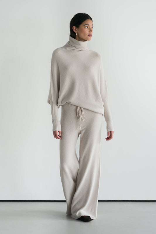 Pantalon fluide en maille
