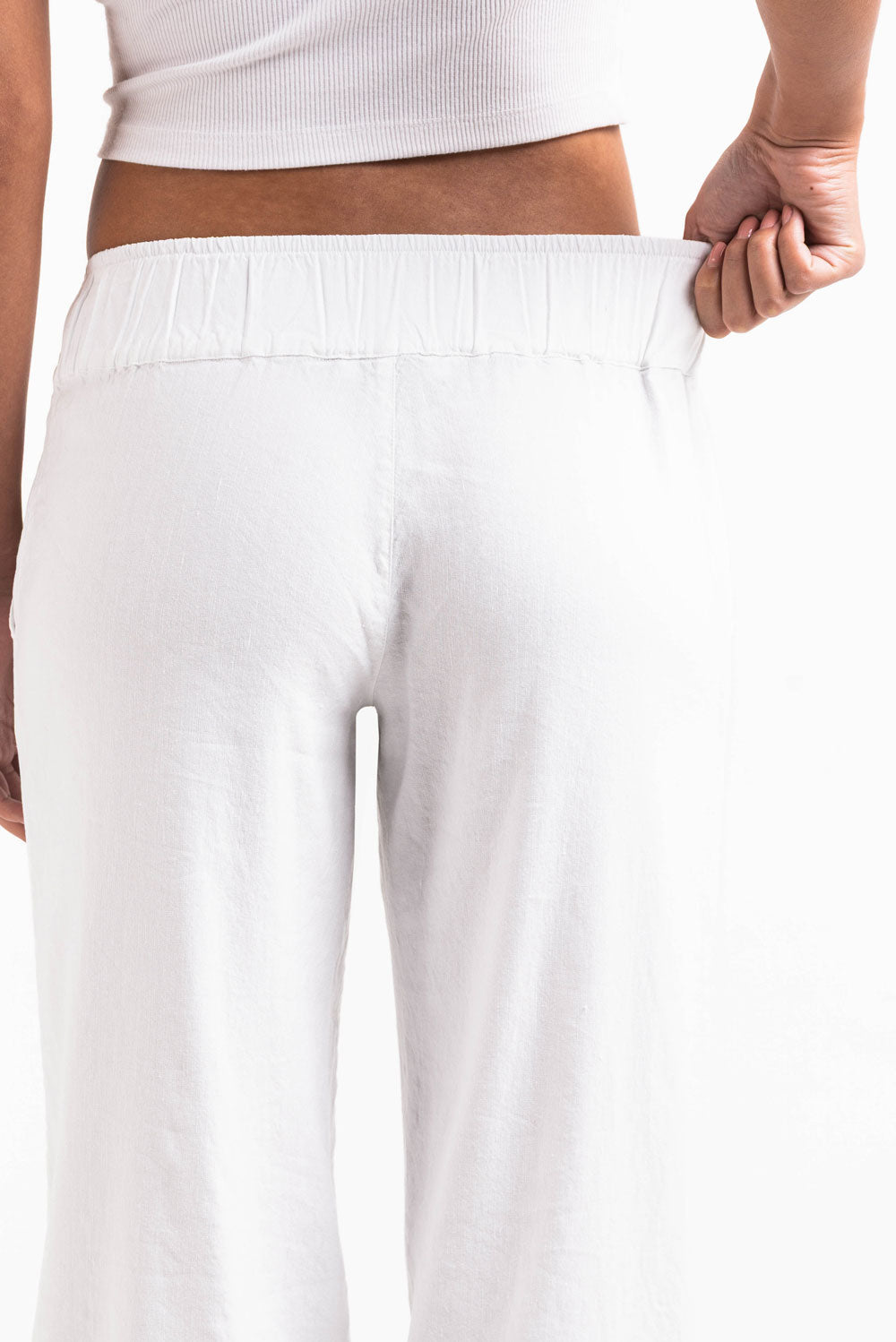 Pantalon en lin Mabel