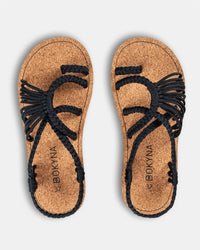 Sandales Soulmate – Noir (pied large)