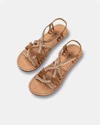 Sandales Touch Barefoot – Café