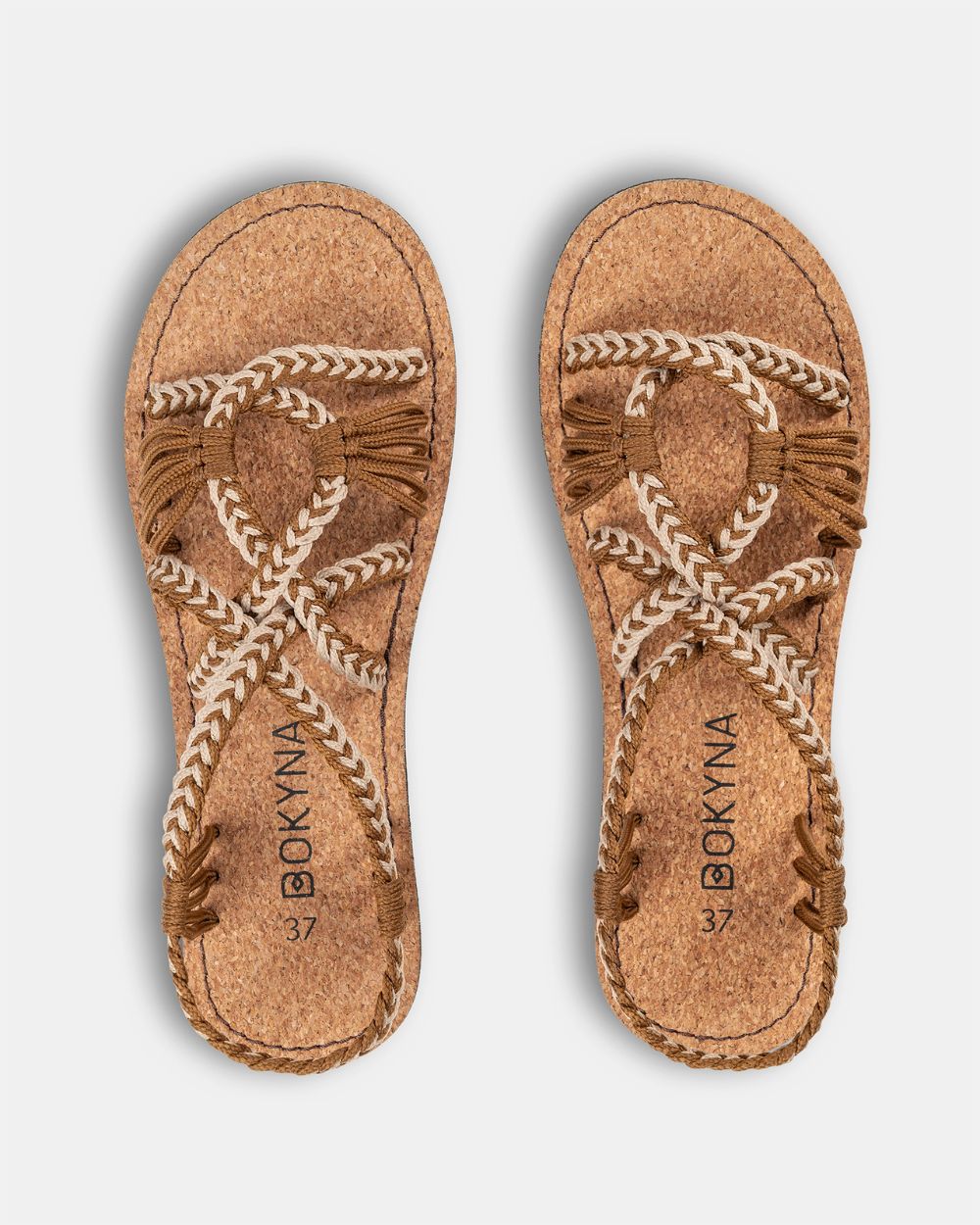 Sandales Touch Barefoot – Café