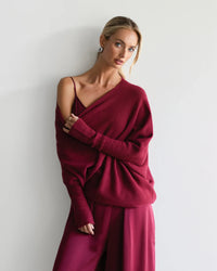 Top asymétrique en maille – Bordeaux